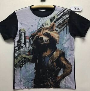 新品 ガーディアンズオブギャラクシー ロケット Tシャツ XLサイズ 管3401