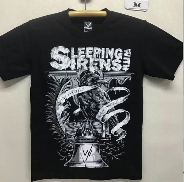 新品 スリーピングウィズサイレンス Tシャツ Mサイズ 管3322 スリーピング・ウィズ・サイレンズ (Sleeping with Sirens)