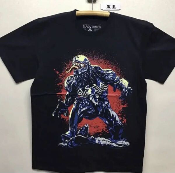 新品 ヴェノム Tシャツ XL サイズ 管541 左向き スパイダーマン