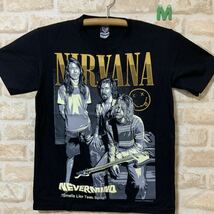 ニルバーナ ニルヴァーナ Tシャツ　M サイズ　管2619 NIRVANA バンドTシャツ_画像1