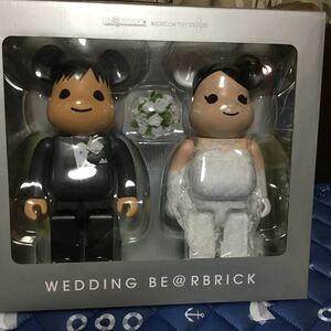 【激レア】BE@RBRICK ベアブリック 400% フィギュア メディコム・トイ ウェディング　ベアブリック 結婚　記念　贈答品　花嫁　値下げ