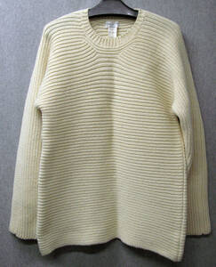 ヨウジヤマモト プールオム ＊ サンプル品 厚手 ニット （ セーター アーカイブ 1点モノ Yohji Yamamoto pour HOMME Sample Knit Sweater 