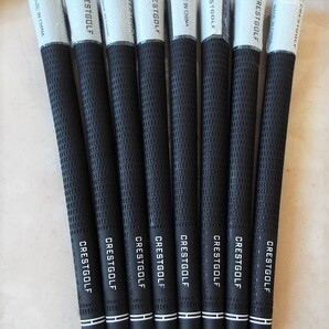 ★超特価!即決!★ 8本組 CRESTGOLF 正規品 ツアーベルベット タイプ 競技者 アスリート 60R バックラインなし 抜群のグリップ力 高耐久