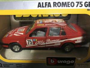 BBurago 1/24 Alfa Romeo ALFA75 GR.A ブラーゴ　アルファ75 GR.A