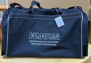 未使用 保管品 NANKAI 南海部品 ボストンバッグ サーキットバッグ ショルダーバッグ 黒色 W67cm×H38cm 大型 ツーリング 旅行