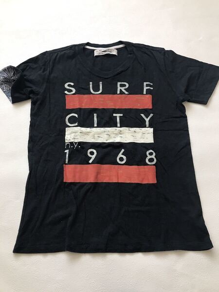 2-3度着★ヘリテイジストーン 半袖Tシャツ L メンズ 黒 ブラック チェスト96-104 アメカジ 古着 HERITAGE STONE クリフメイヤー 180