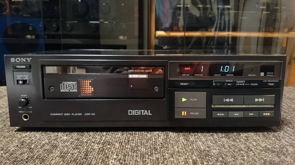 希少】世界初の CDプレーヤー SONY ソニー CDP-101 www.dinh.dk