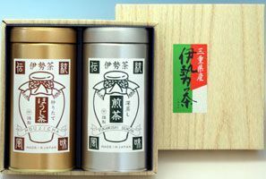 伊勢茶深蒸し煎茶ほうじ茶セット 送料無料(深蒸し茶 ほうじ茶）日本茶詰め合わせギフト