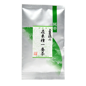 伊勢茶在来種若葉摘み一番茶４０ｇメール便 送料無料 日本茶 緑茶 煎茶 三重県産 品種茶