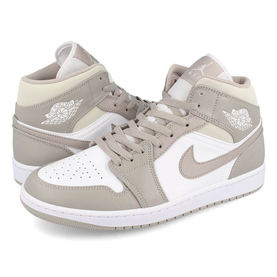 .0cm Nike Air Jordan 1 Mid White/University Blue/Grey ナイキ