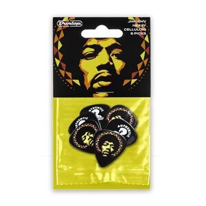 ★Dunlop JHP16HV/AURA JIMI HENDRIX ’69 PSYCH SERIES ジミ・ヘンドリックス ピック 6枚入★新品メール便