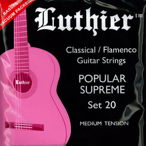 ★Luthier LU-20 クラシックギター / フラメンコギター 用 弦 MEDIUM TENSION 2セット★新品メール便