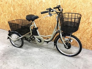 TQD90258 large Ashirakuasi.. electric bike 16 -inch junk shipping un- possible Kanagawa prefecture Sagamihara city 