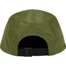 【新品未使用】 22SS 新作 新品 SUPREME シュプリーム GORE TEX LEATHER CAMP CAP キャップ 帽子 ぼうし OLIVE オリーブ色 即決早い者勝ち_画像3