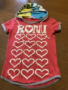  быстрое решение *RONI*roni.*... короткий рукав футболка *M размер *130* Heart Logo много 