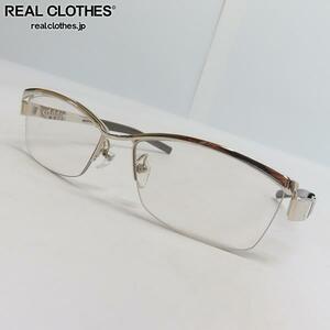 999.9/フォーナインズ ハイエンドモデル 眼鏡/メガネフレーム/アイウェア ハーフリム S-341T /000