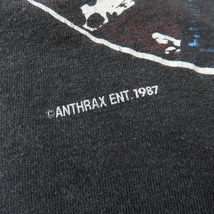 ☆ANTHRAX/アンスラックス 1987/90S/ヴィンテージ/ビンテージ 日本来日公演Tシャツ/L /LPL_画像8