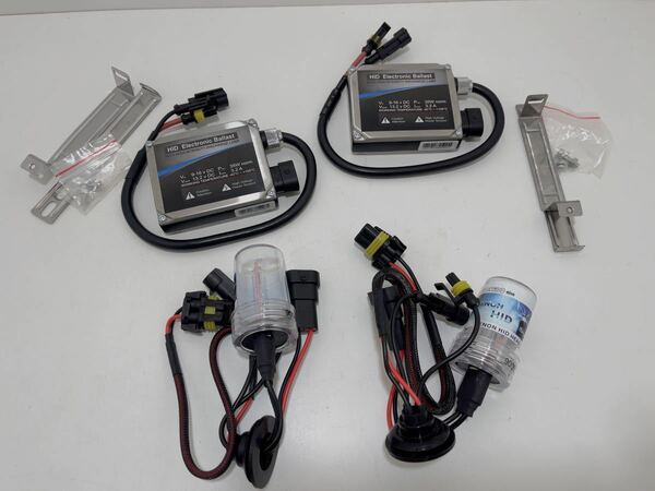 E268 未使用品 HID ELECTRONIC BALLAST 電子制御機器　XENON HID HEAD LAMP 9006 10000K ヘッドランプセット　車ランプ