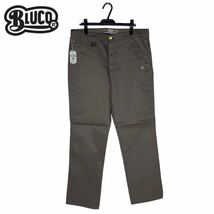 送料無料【新品】BLUCO/OL-003 5ポケット ワーク パンツ/定価9800円/グレー/XXL/ブルコ/アメカジ/バイカー/キャンプ/ストリート/UNCROWD_画像1