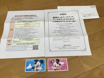 東京ディズニーリゾート・パークチケット　スポンサーパスポート　ペア　大人２枚 日付指定なし 2023/1/31まで有効 未使用・未抽選 送料込_画像1
