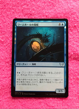 ＭＴＧ『ストリクスヘイヴン：魔法学院』【Foil】ワームホールの海蛇/Wormhole Serpent [STX] 青U_画像1