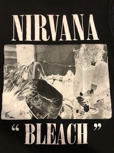 ★USA古着 NIRVANA ニルヴァーナ Tシャツ BLEACH 両面プリント Mサイズ