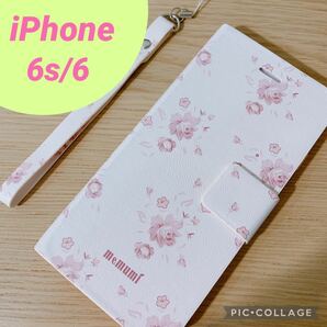No.5 ツツジ　花柄　手帳型　スマホケース　iPhoneケース　フラワー　ツツジ　ピンク　iPhone6s iPhoneカバー