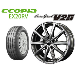 アウトレット 新品 ブリヂストン エコピア EX20RV 16インチ 215/60R16 アルミ 4本セット フォレスター レガシィアウトバック 6J+43 5/100