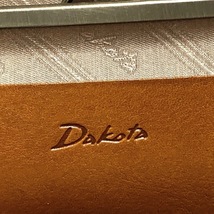 ダコタ Dakota 長財布 レザー ブラウン がま口 財布_画像5