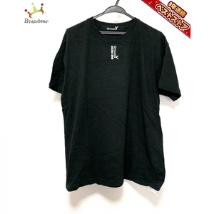 グラウンド ワイ Ground Y 半袖Tシャツ サイズ4 XL - 黒 メンズ クルーネック 美品 トップス