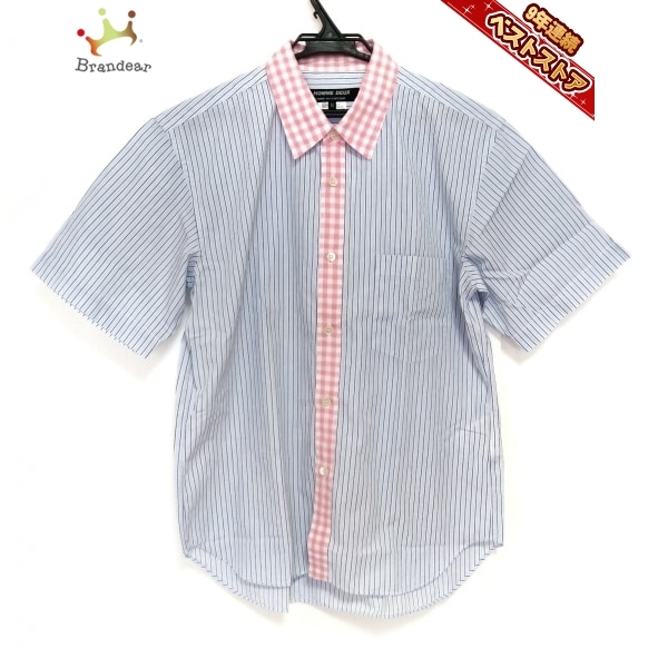 ヤフオク! -「comme des garcons homme deux xs」の落札相場・落札価格 通販・買取 美品 コムデギャルソンオムドゥ XS ストライプジャケット ポリ縮 17SS テーラードジャケット