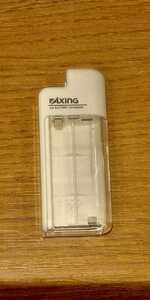 《中古》Axine スマホ充電器 電池式 ケーブルなし USBポート 