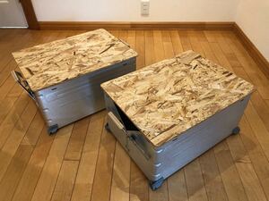【新品・未使用】スノーピーク シェルフコンテナ50専用 蓋のみ【2枚セット】