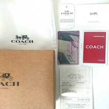 ★1円スタート【新品-未使用】コーチ COACH 折り財布 シグネチャー アップル プリント りんご柄 ブラウン レッド_画像5