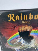 RAINBOW ( レインボー ) バンド 直筆サイン入り LPレコード 検索）色紙 パンフレット ビートルズ ジョン・レノン クイーン_画像2