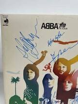 ABBA ( アバ ) 直筆サイン入り LPレコード gnetha Faltskog, Bjorn Ulvaeus, Frida Lyngstad, Benny Andersson, Stig Anderson_画像2