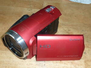 SONY ソニー ビデオカメラ Handycam HDR-CX680 レッド　中古　ビデオカメラ本体のみ
