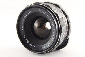 【良品】ペンタックス Pentax Super Takumar 35mm f/3.5 広角 単焦点レンズ M42マウント 試写・動作確認済み！978113