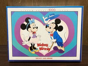 内袋未開封 Disney Mickey and Minnie ディズニー ミッキー ミニー ジグソー パズル JIGSAW PUZZLE 1000ピース テンヨー