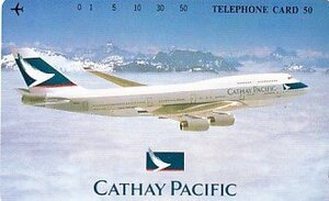 ●CATHAY PACIFIC キャセイパシフィック航空テレカ