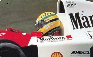 ●アイルトン・セナ HONDA Marlboro F-1テレカ