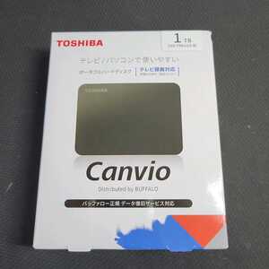未使用未開封 TOSHIBA 1TB ポータブルハードディスク USB3.2 Gen1 対応 ハイパワー テレビ録画/パソコン HD-TPA1U3-B 外付けHDD