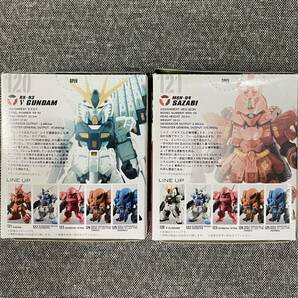 未開封 ガンダム コンバージ #01 120 νガンダム ニューガンダム 121 サザビー 2個 セット GUNDAM CONVERGE FW ③の画像2