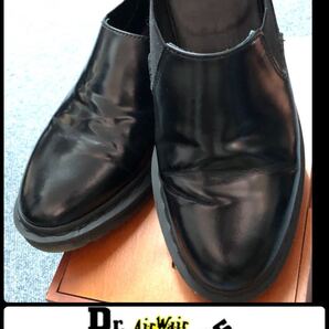 【程度良好】Dr.Martens ドクターマーティン サイドゴアスリッポンレザーシューズ EU38