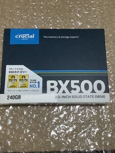 Crucial クルーシャル SSD 240GB BX500 SATA 内蔵2.5インチ 7mm CT240BX500SSD1
