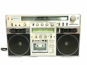 【ジャンク】 レトロ　東芝 ＦＭ・ＡＭ　ステレオ　ラジオカセットレコーダー ＲＴ-Ｓ９０ 日本製