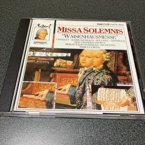 モーツァルト：孤児院ミサ、他／マーカス・クリード 中古CD 帯