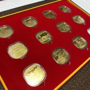 【新品】中国世界遺産記念コレクションコイン 中国12名所 趣味