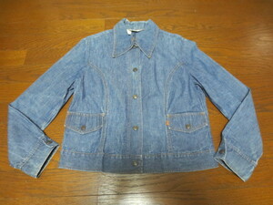 ＶＩＮＴＡＧＥ　Ｌｅｖｉ’ｓ　70'S~80'S　リーバイス　オレンジタブ　ライトデニムジージャン　スナップボタン　レディース