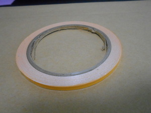 イエロー ラインテープ 黄色　４ｍｍ 車 バイク 装飾テープ ジャンク